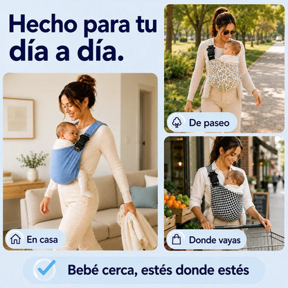 PortaBebé Canguro | Comodidad y Cercanía Sin Cargar Tus Brazos