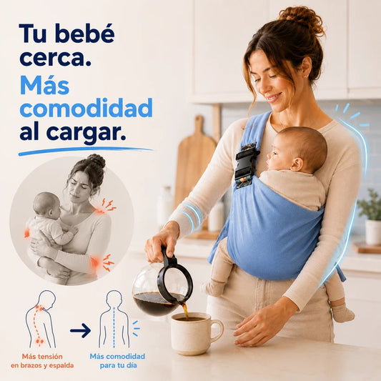 PortaBebé Canguro | Comodidad y Cercanía Sin Cargar Tus Brazos